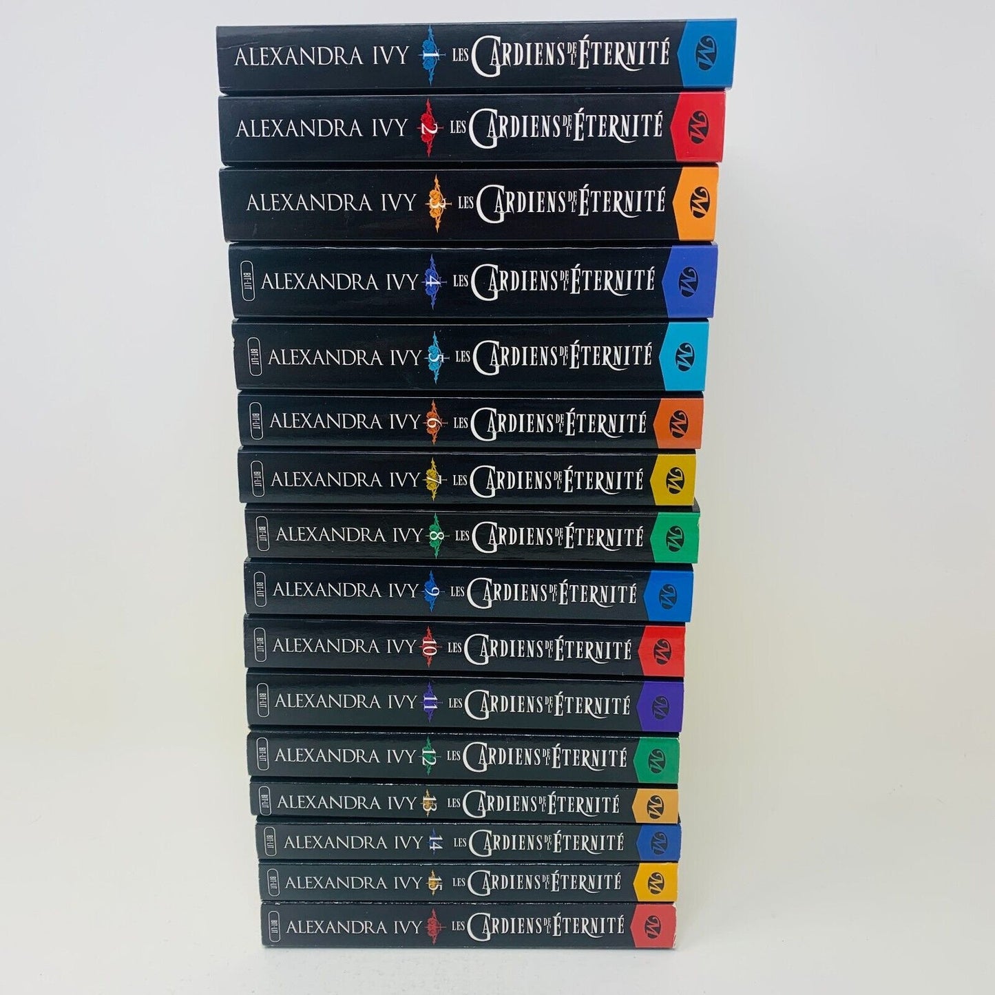 16x Les Gardiens de l'Éternité de Alexandra Ivy Milady Lot Livres Dante Français