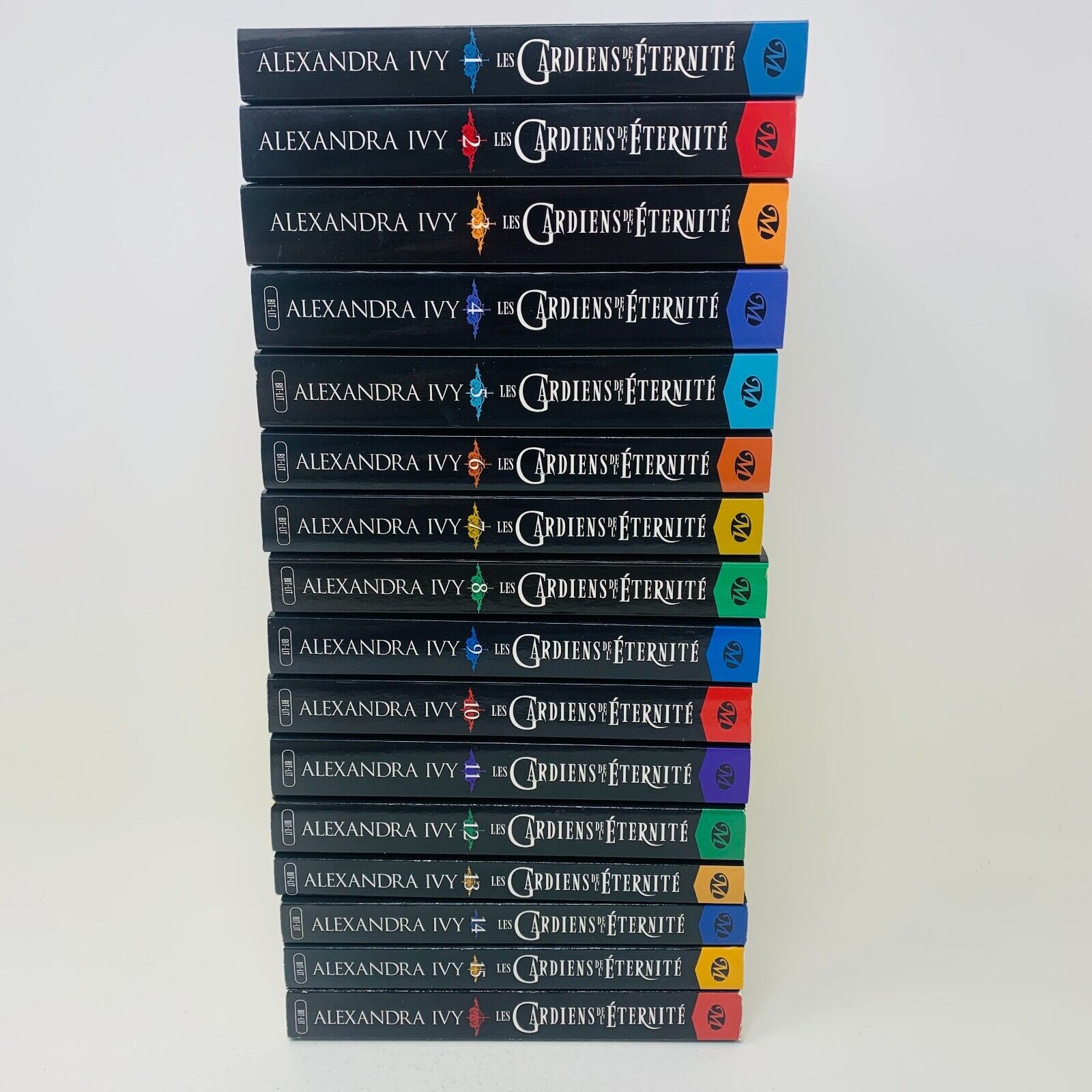 16x Les Gardiens de l'Éternité de Alexandra Ivy Milady Lot Livres Dante Français