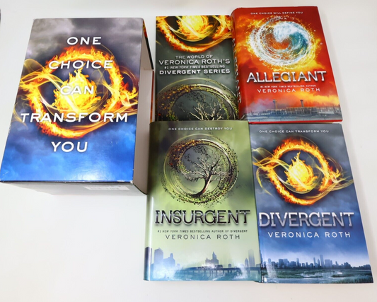 The Divergent Series #1-2-3 Boxset Veronica Roth Science-Fiction Allegiant Lot