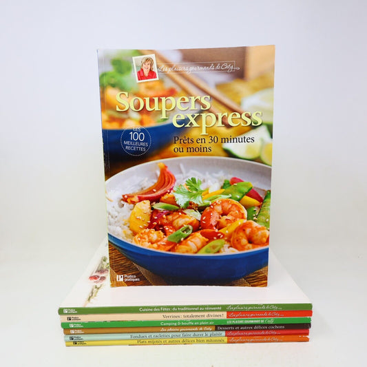 Lot 7 Les Plaisirs Gourmands de Caty Souper Express Desserts Plats Mijotés PB