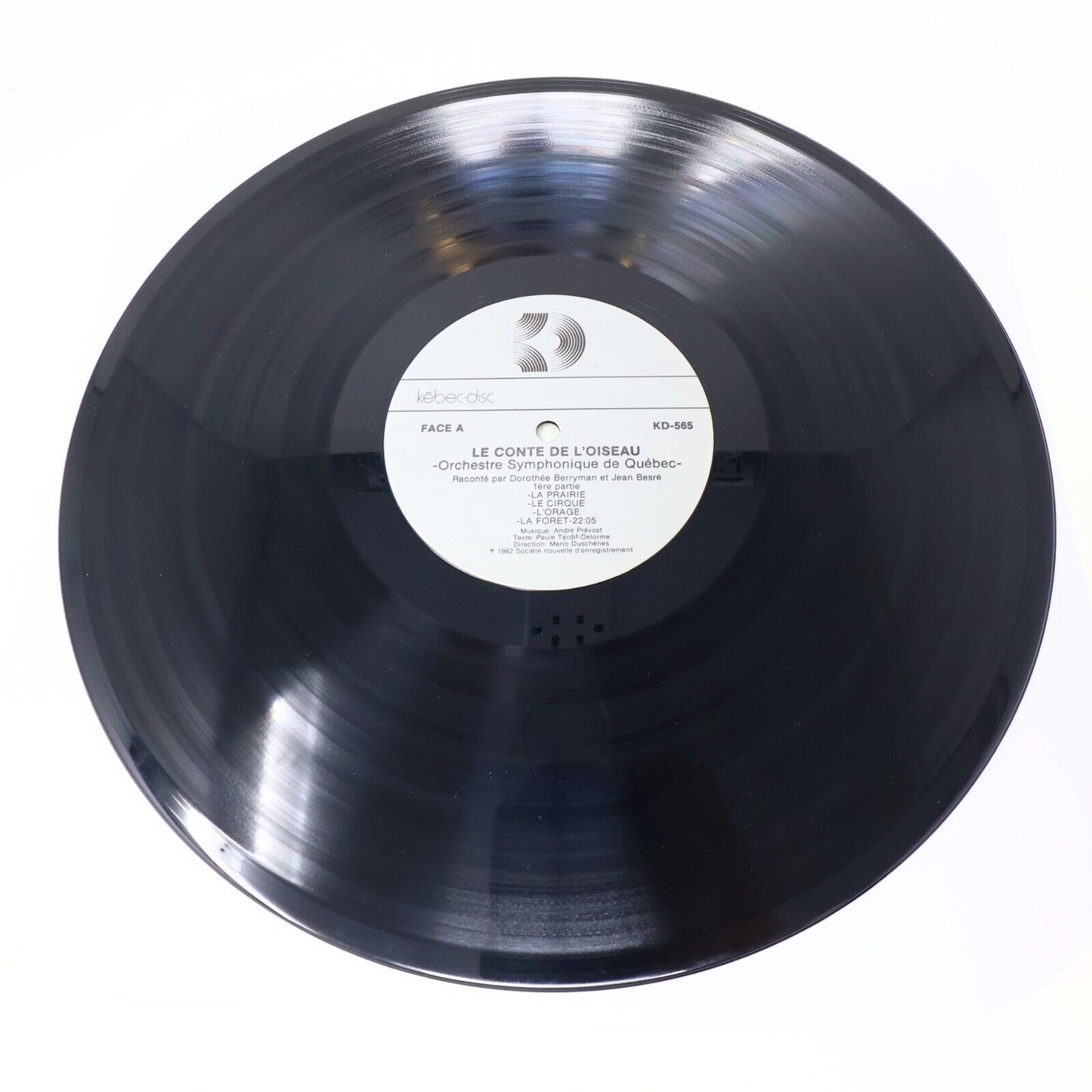 Le Conte De L'Oiseau André Prévost OSQ LP Disque Jean Besré Dorothy Berryman