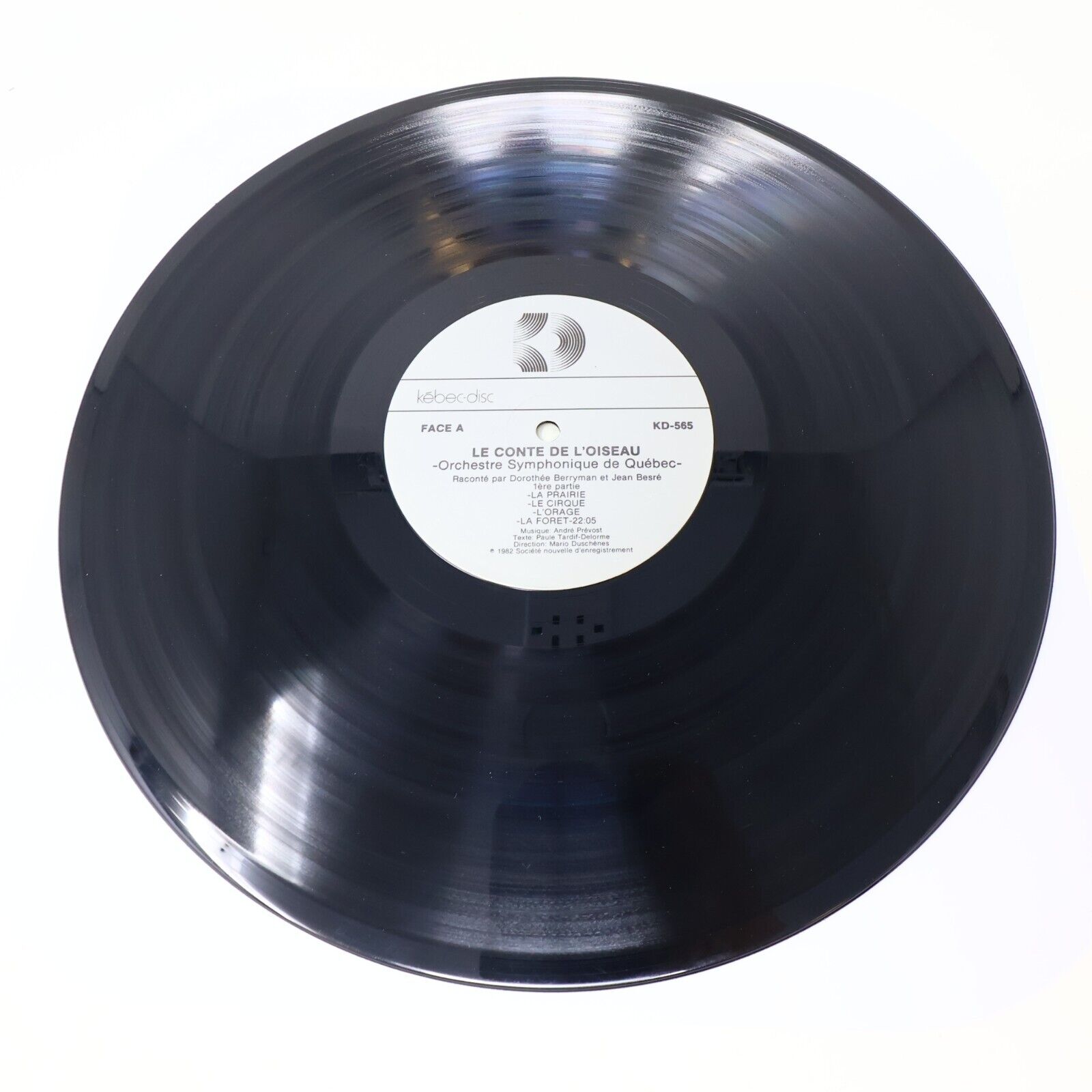 Le Conte De L'Oiseau André Prévost OSQ LP Disque Jean Besré Dorothy Berryman