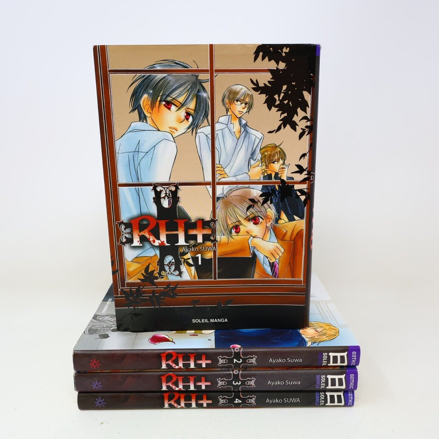 Rh+ #1-4 Lot 4 Livres Manga Ayako Suwa Soleil Manga Seinen Français French PB
