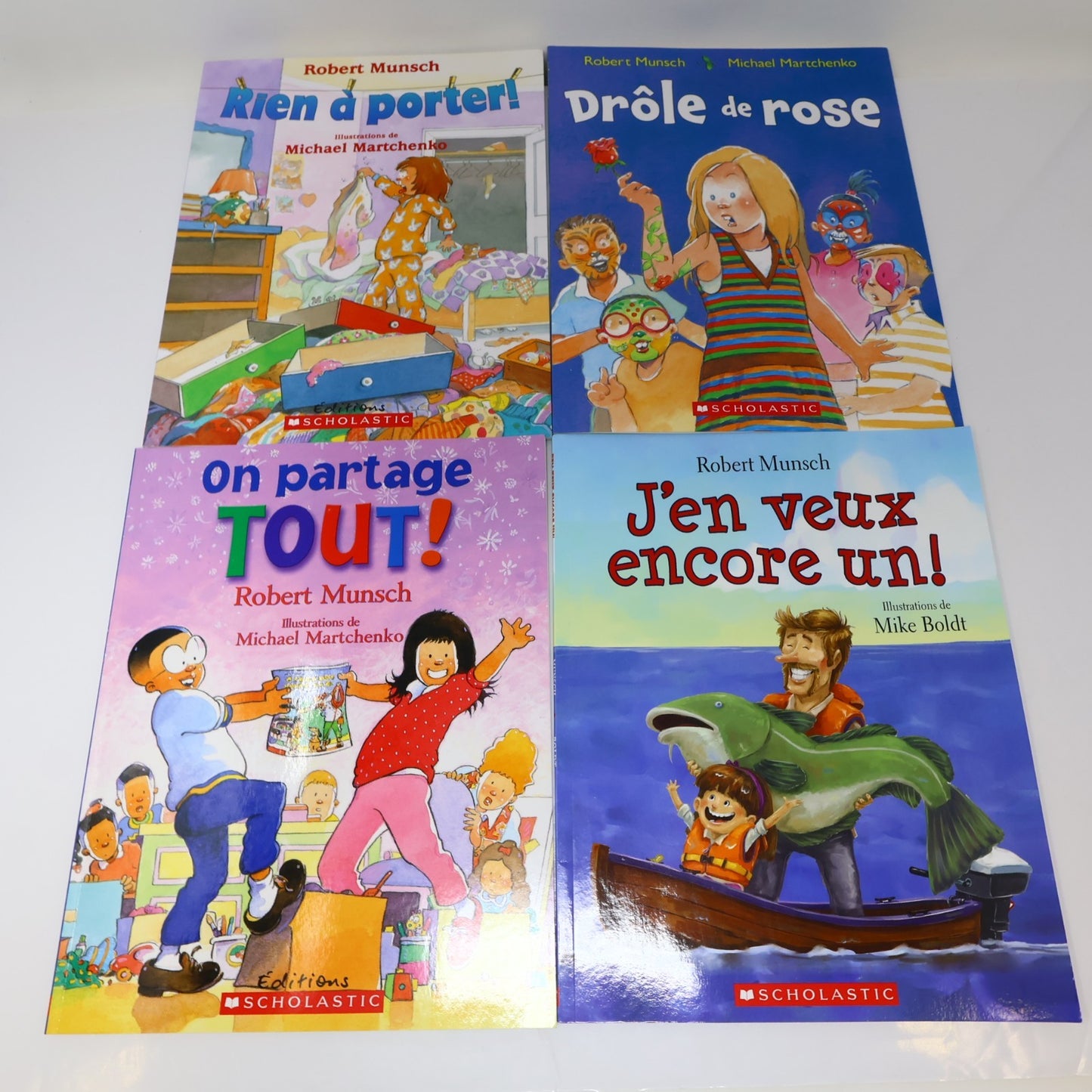 Robert Munsch/Michael Martchenko Lot 13 Livres Enfants Humour Canada PB Français