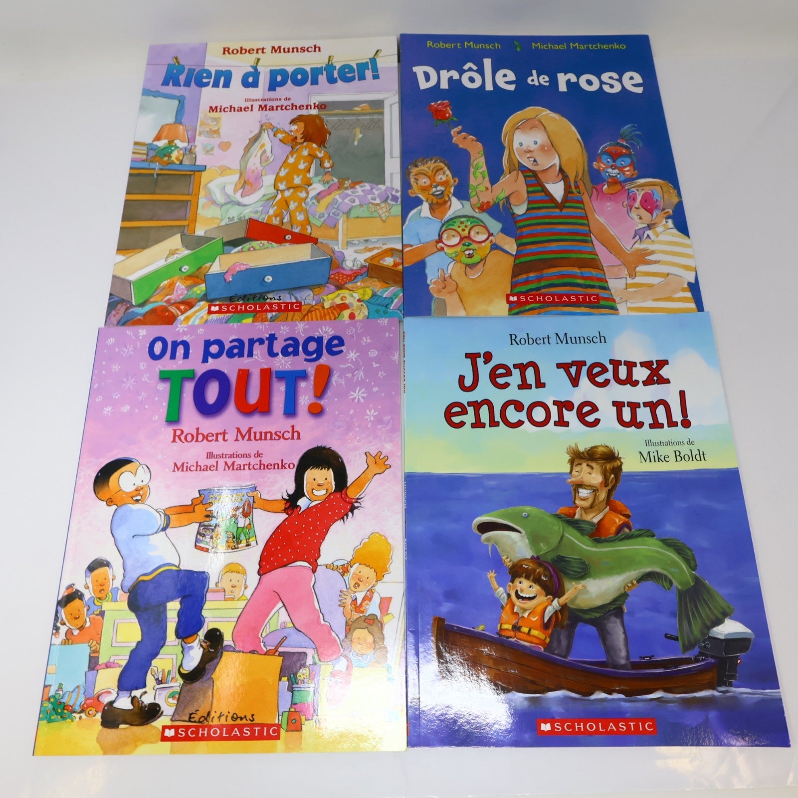 Robert Munsch/Michael Martchenko Lot 13 Livres Enfants Humour Canada PB Français
