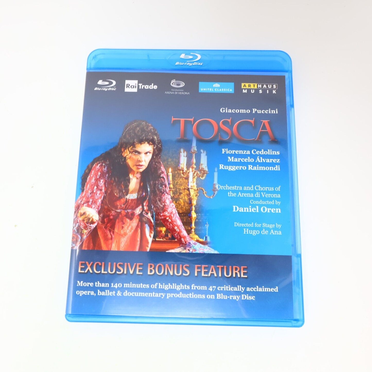 Giacomo Puccini Tosca Arena di Verona Orchestra 2011 Blu-Ray Daniel Oren Tested