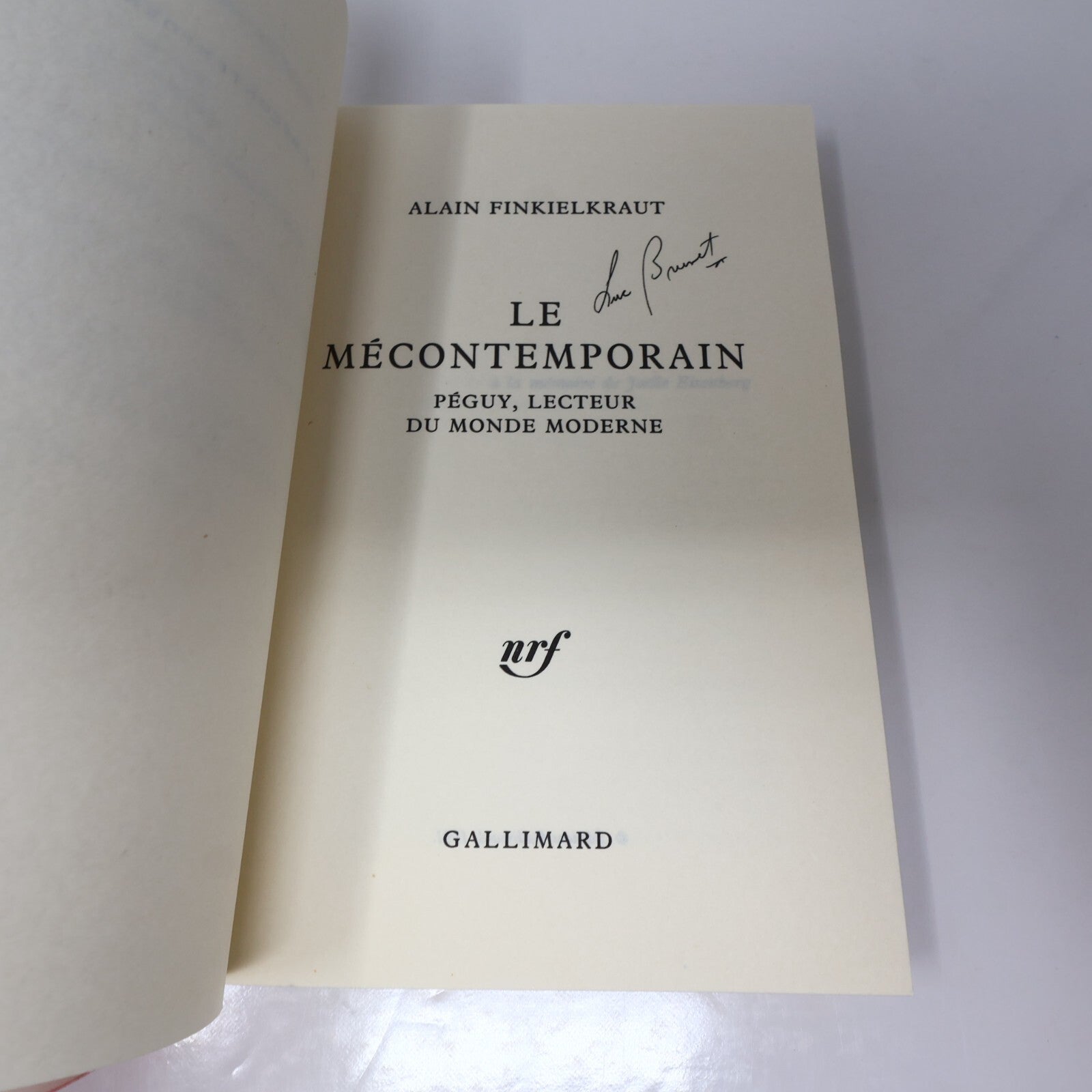 Littérature Lot 23 Livres Gallimard/Nrf Betancourt/Finkielkraut/Queffélec French
