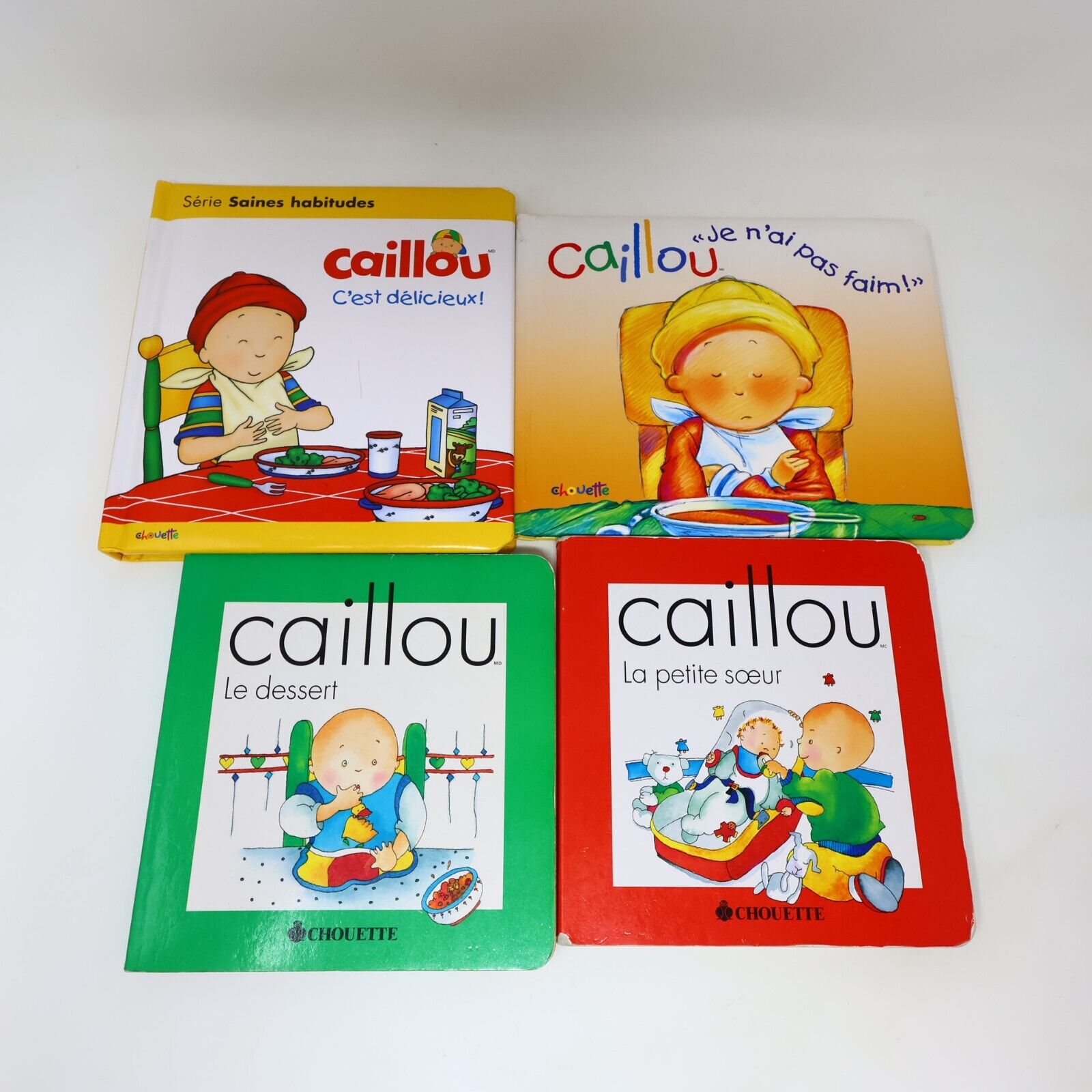 Lot 8 Livres Caillou Jeunes Enfants Chouette Français French Books