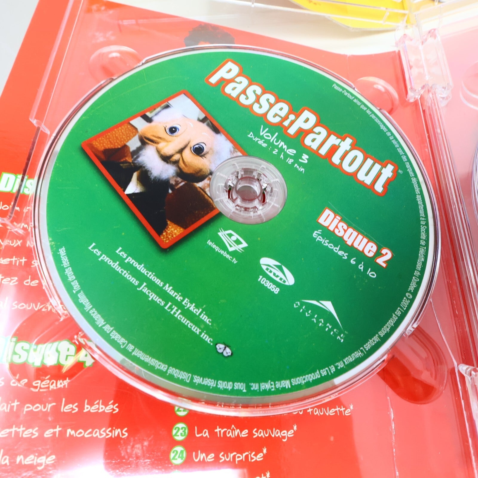 Passe-Partout #1-2-3-4-5 Lot 5 DVD Télé Québec Série Originale Complète Testés