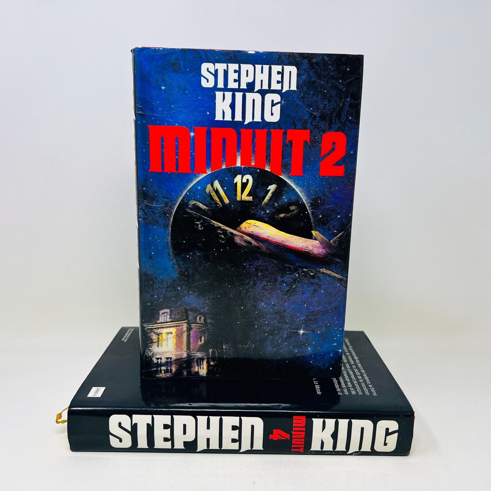 Minuit 2 & 4 de Stephen King Lot France Loisirs en Français/French Hardcover 90s