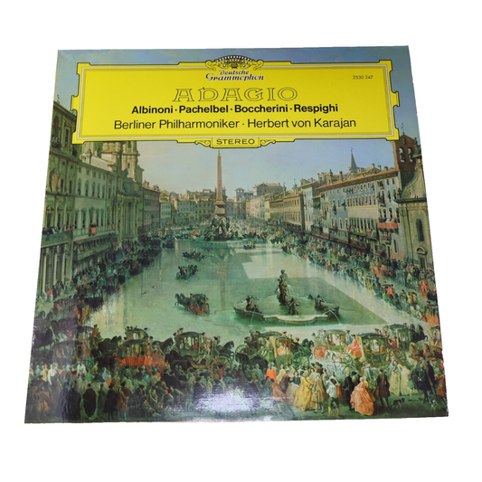 Herbert von Karajan Adagio Berliner Albinoni Pachelbel Respighi Record 2530 247
