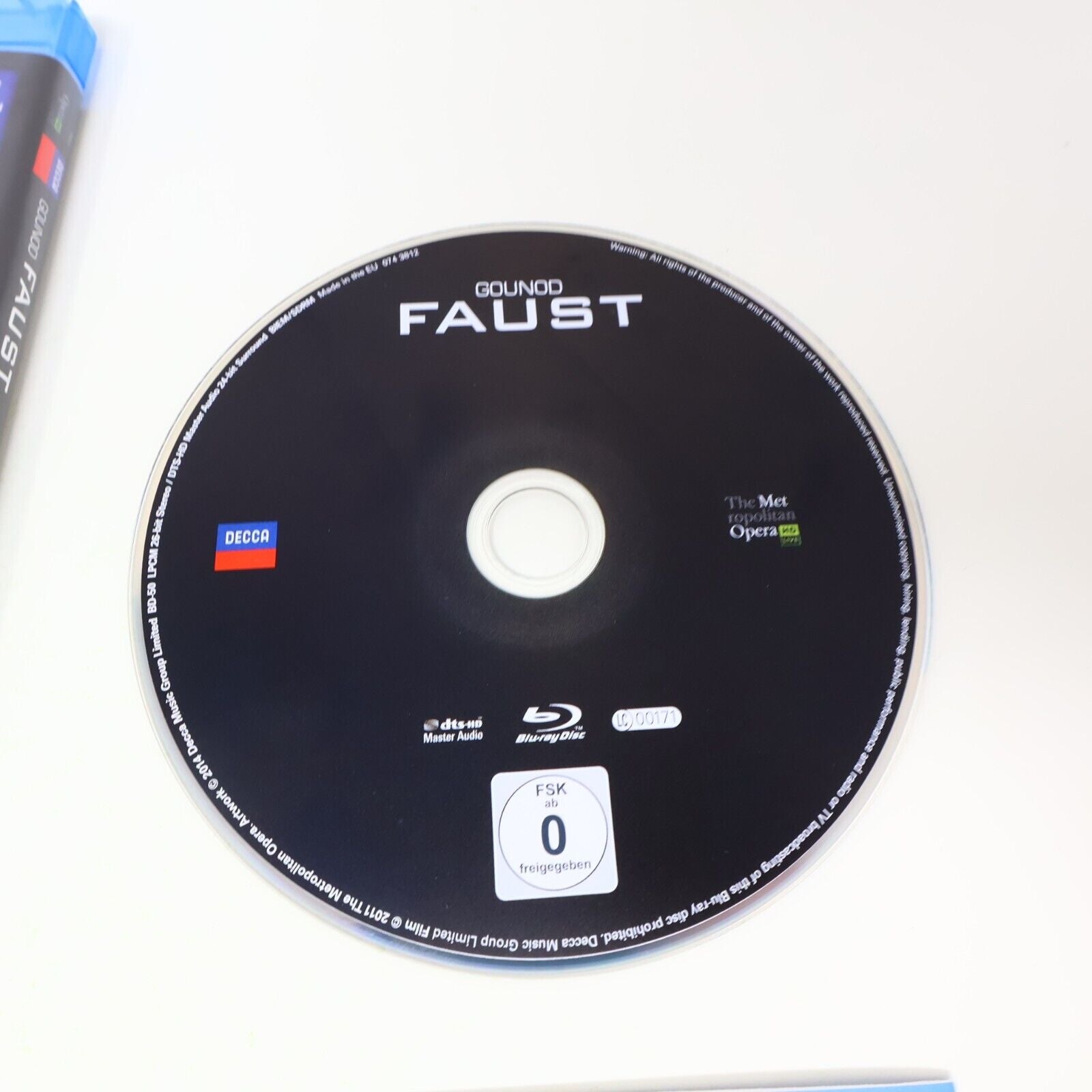 Gounod Faust Blu-Ray Jonas Kaufmann Yannick Nézet-Séguin Metropolitan Opera HD