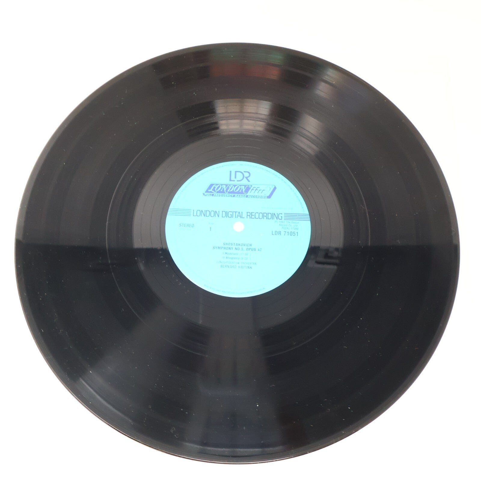 Shostakovich Haitink Symphony 5 Concertgebouw Orchestra Record Vinyl LDR 71051