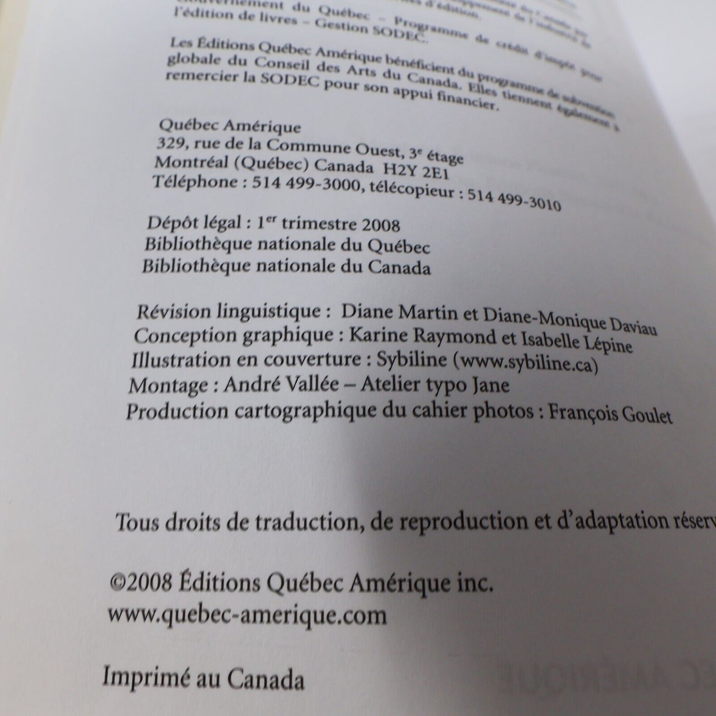 Docteure Irma #2 L'Indomptable Pauline Gill 2006 Québec Amérique Français Livre