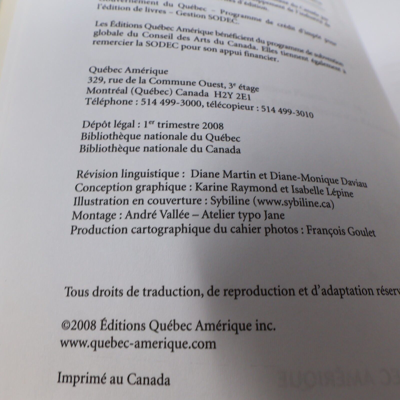 Docteure Irma #2 L'Indomptable Pauline Gill 2006 Québec Amérique Français Livre