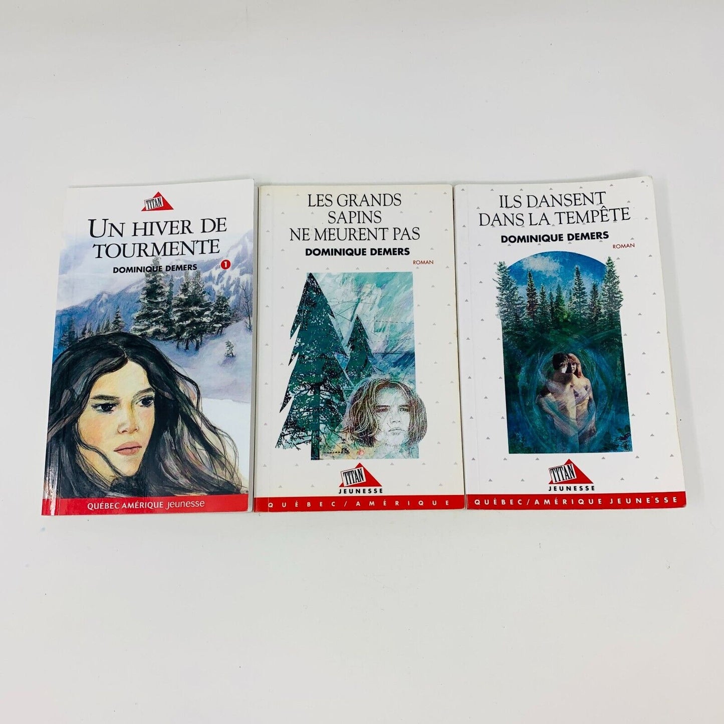 3x Marie-Tempête Série Complète Titan Jeunesse Dominique Demers Lot 3 Livres 90s