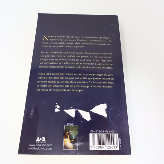 2015 L'Allié Claudia Gray Sortilèges et Malédiction #2 Ada Français Paperback PB
