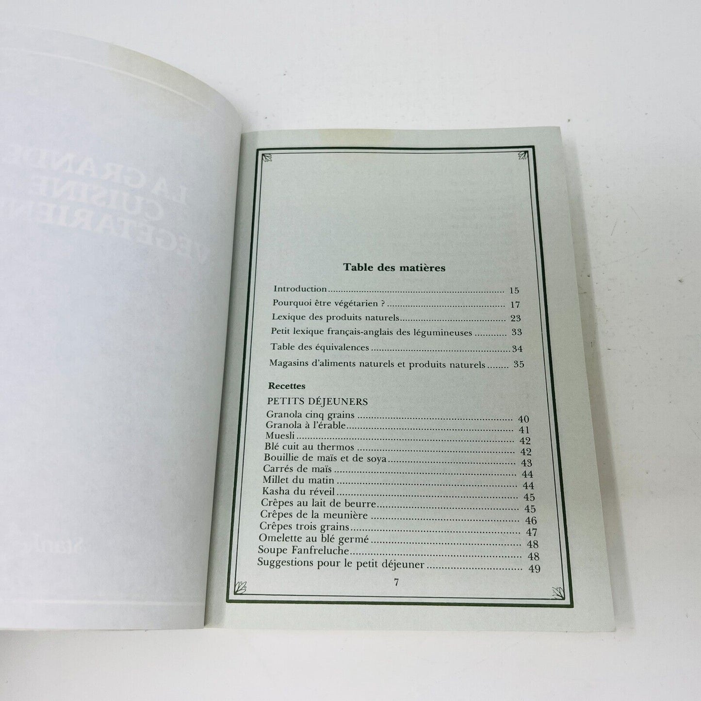 La Grande Cuisine Végétarienne 1-2 Stanké Vicki Chelf Hudon Lot Livres Recettes