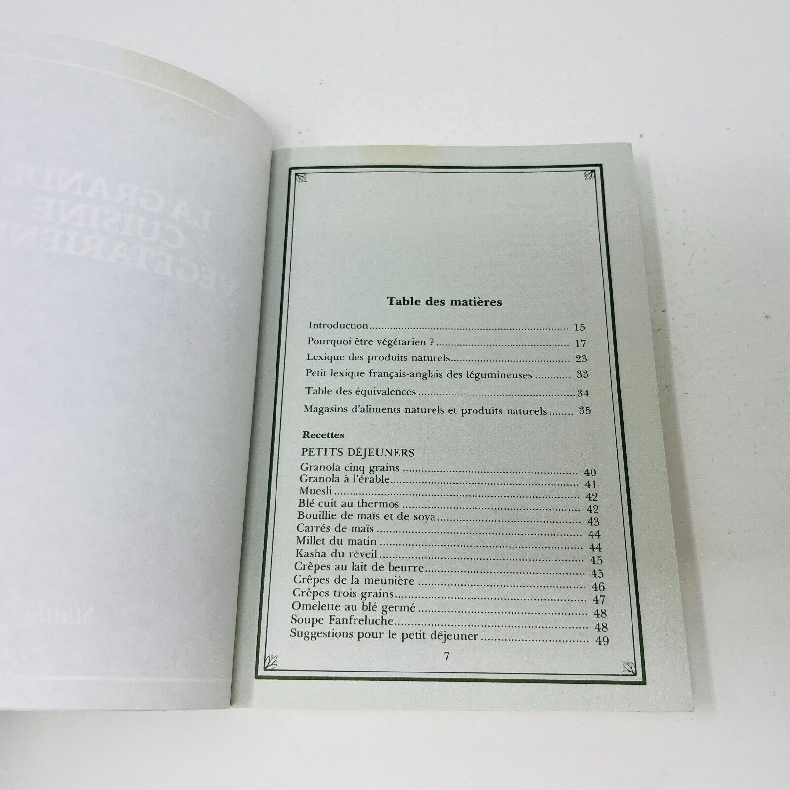 La Grande Cuisine Végétarienne 1-2 Stanké Vicki Chelf Hudon Lot Livres Recettes