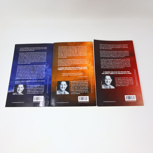 Lot 3 C’Est la Faute à Ovechkin Mario Lemieux Carey Price Luc Gélinas Livres PB