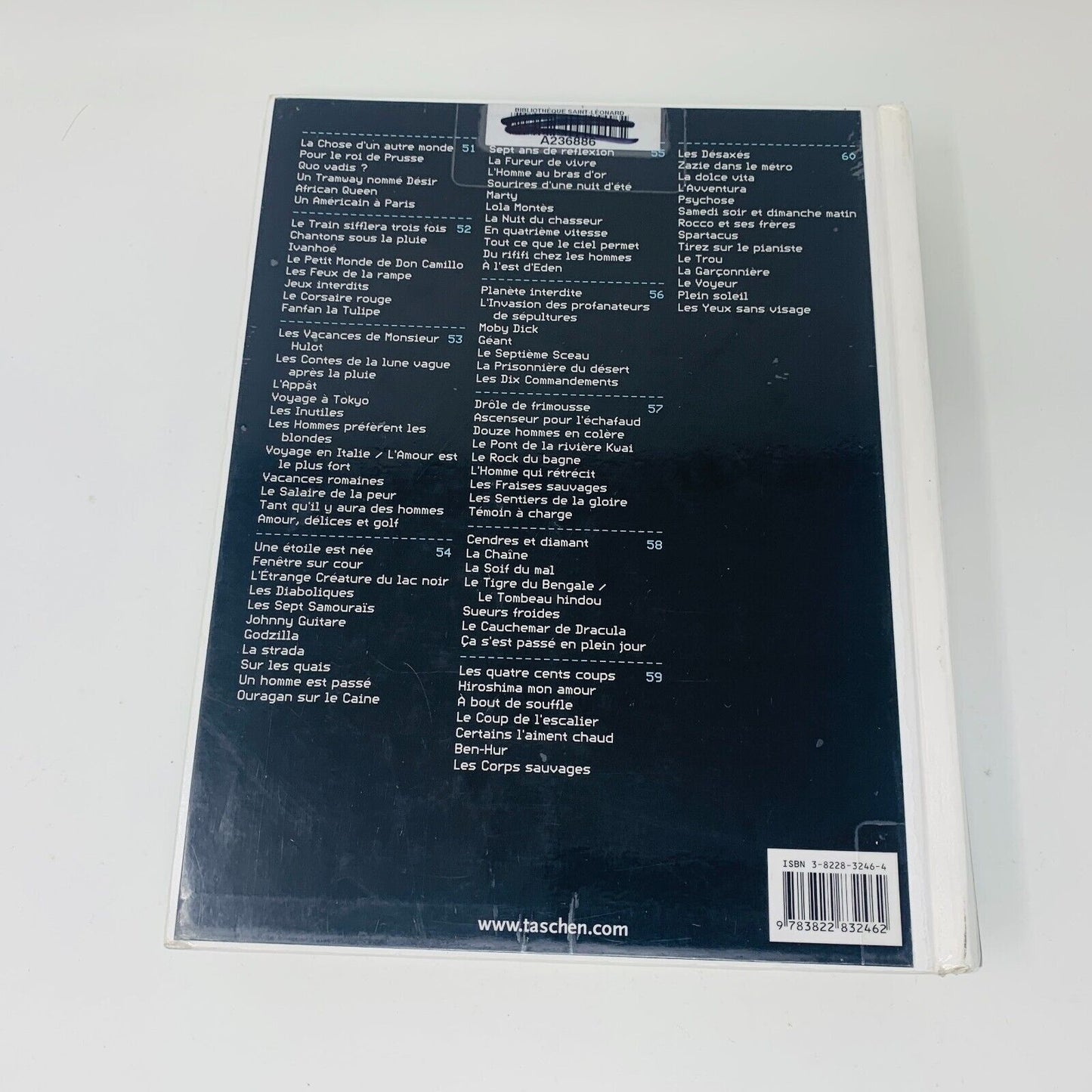 2005 Films des Années 50 Taschen de Jürgen Müller Livre de Bibliothèque Retiré
