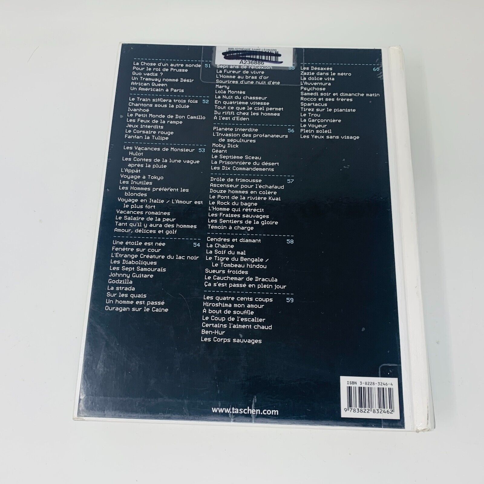 2005 Films des Années 50 Taschen de Jürgen Müller Livre de Bibliothèque Retiré