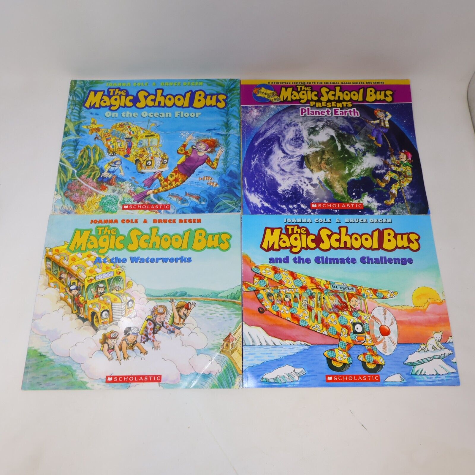 The Magic School Bus Lot 8 Books Joanna Cole Illustrated Scholastic 90s Science