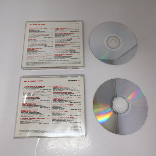 Classic FM Hall of Fame 2008 Volume One-Two #1-2 CD Lot Fauré/Beethoven/Bach