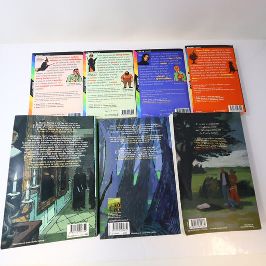 Harry Potter #1-7 Folio Junior Série Complète Lot 7 Livres J.K. Rowling PB 2000s