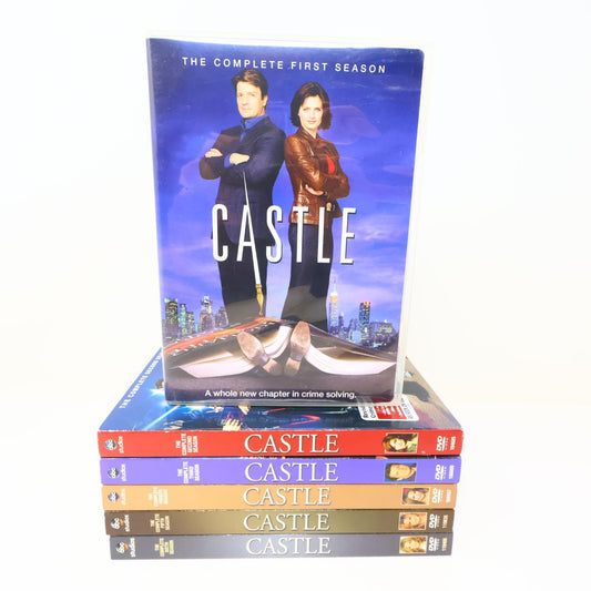 Castle 6 DVD Lot Seasons #1-6 2009-2014 Stana Katic Nathan Fillion NTSC Region 1