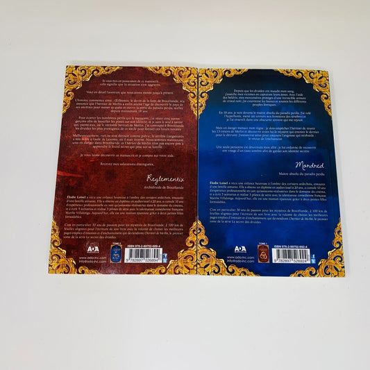 Le Secret des Druides 1-2 L'Héritier/Les Trésors de Merlin Élodie Loisel ADA Lot