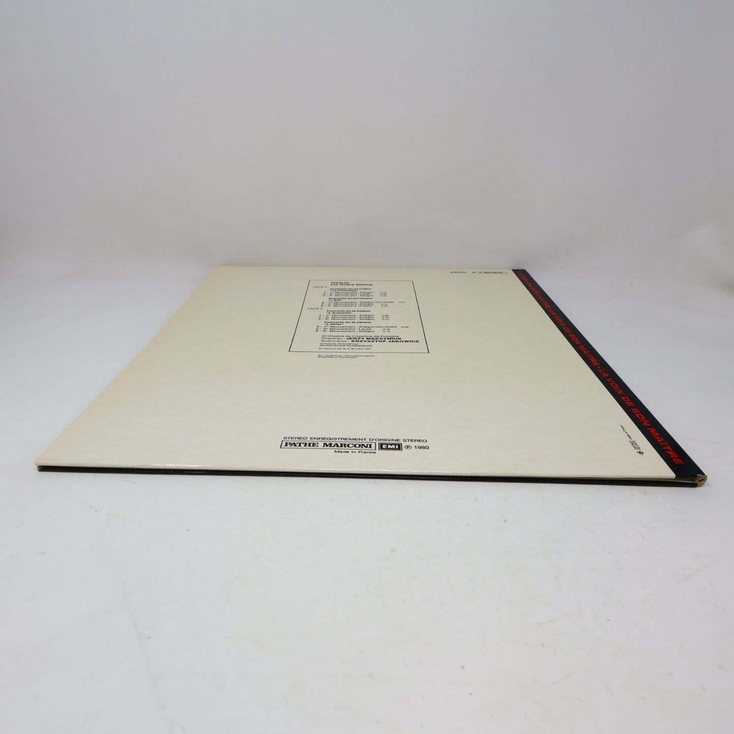 Jerzy Maksymiuk Vivaldi Les Quatre Saisons Orchestre Pologne Record C 059-03707