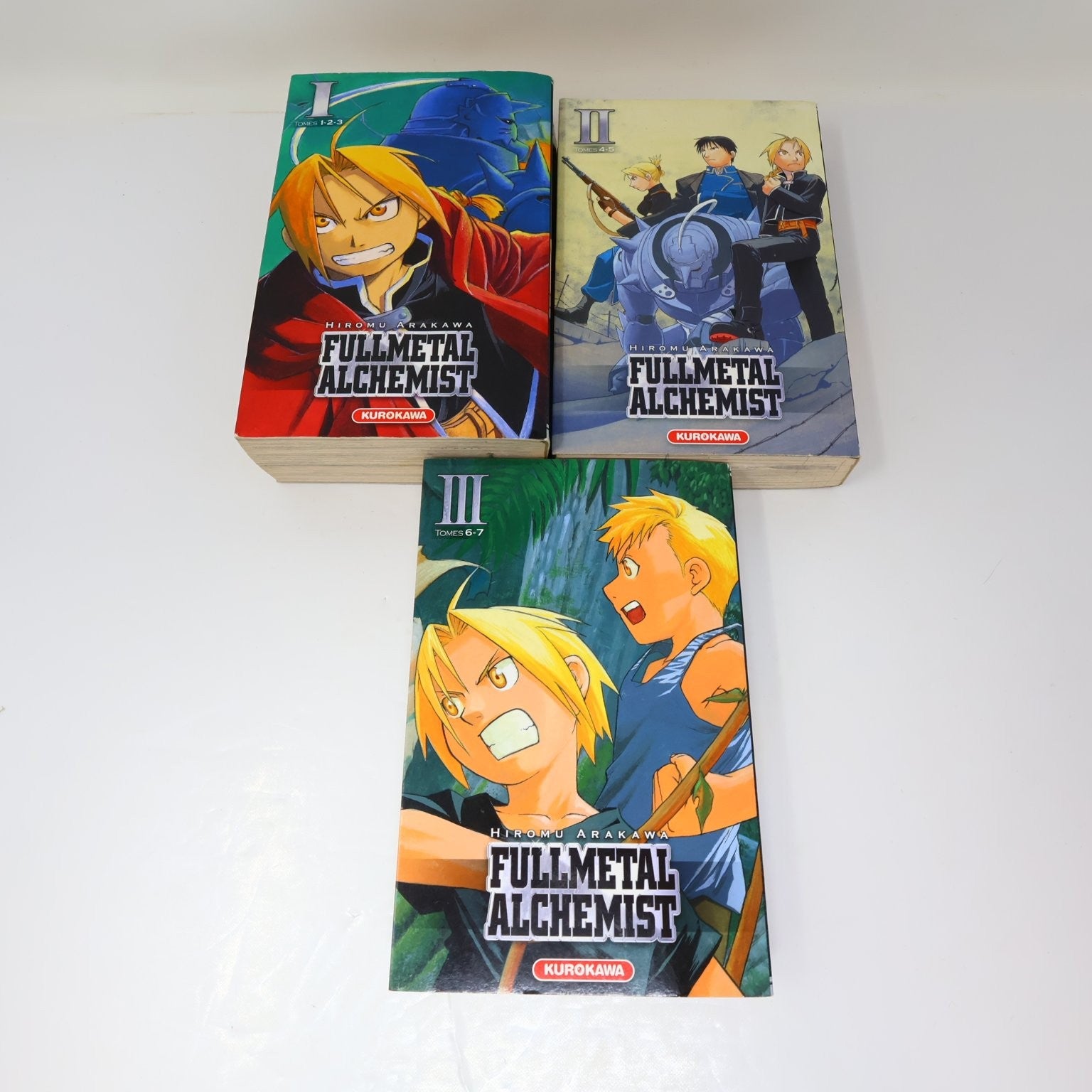 Fullmetal Alchemist Steel Edition 1-3 Lot Manga Kurokawa Hiromu Arakawa Francais