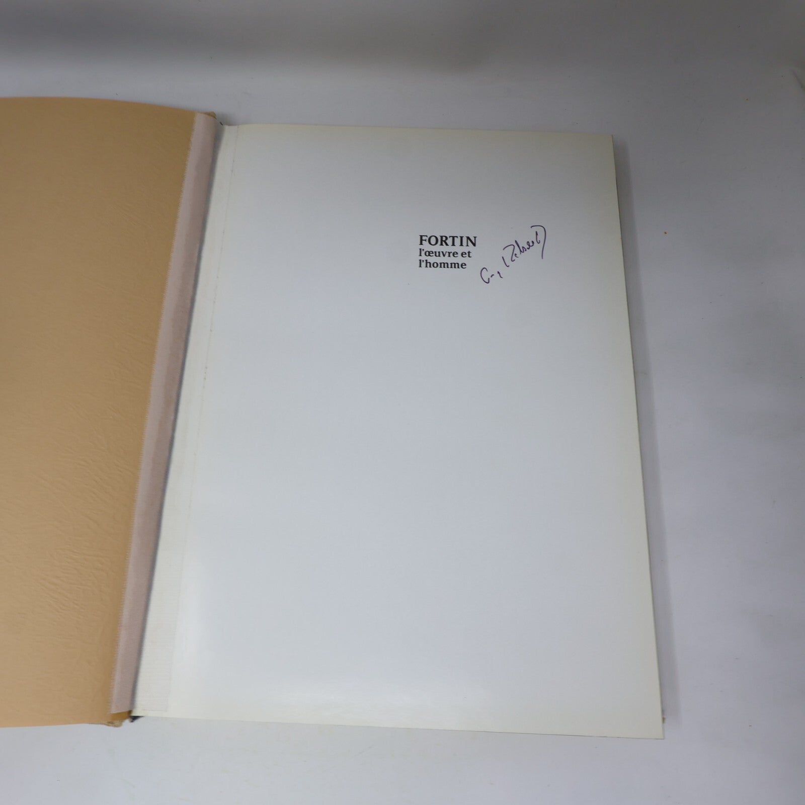 1982 Fortin l'Oeuvre et l'Homme Guy Robert Marc-Aurèle Fortin Québec Français HC