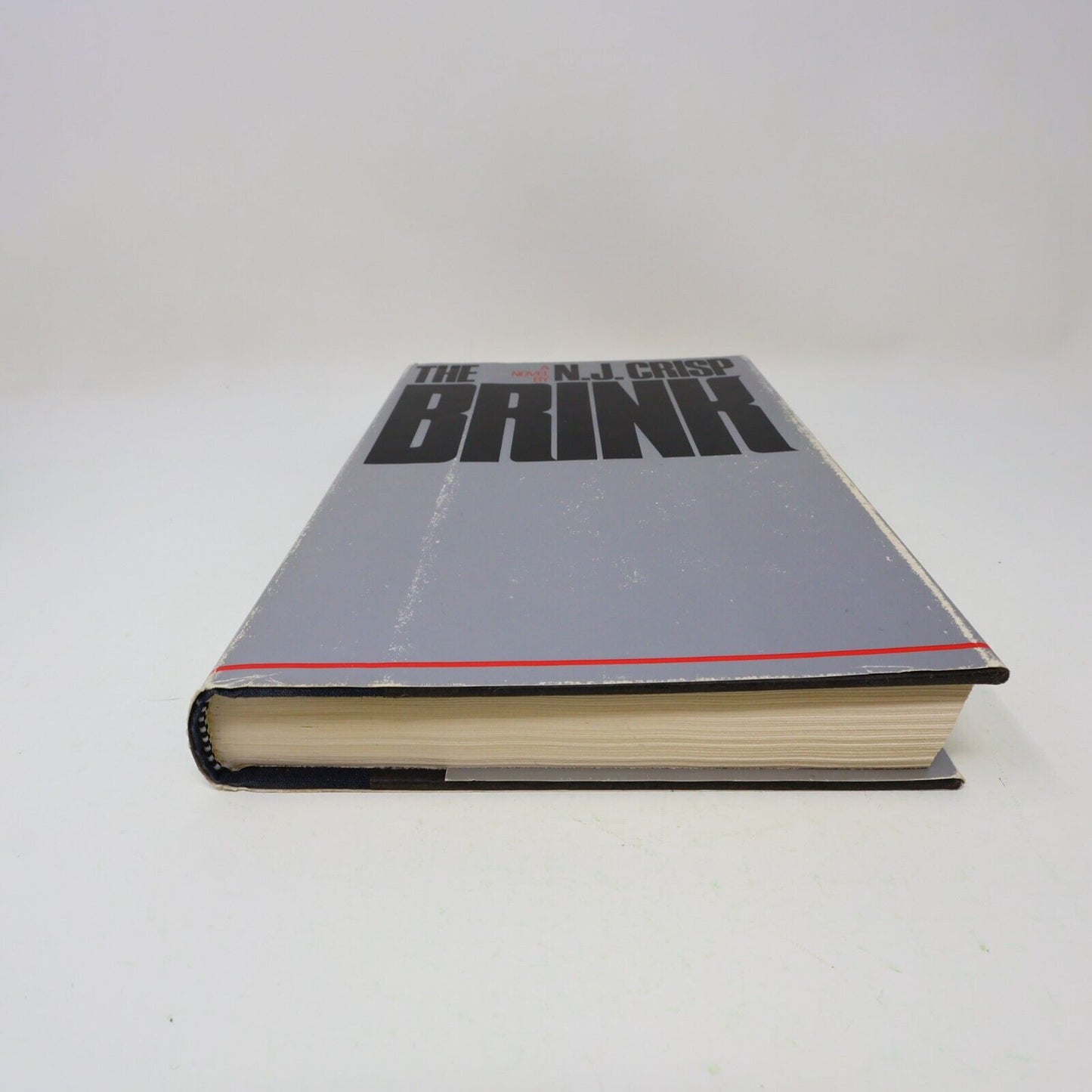 1982 The Brink N. J. Crisp Espionage Spy Thriller Viking Hardcover Book 80s HC