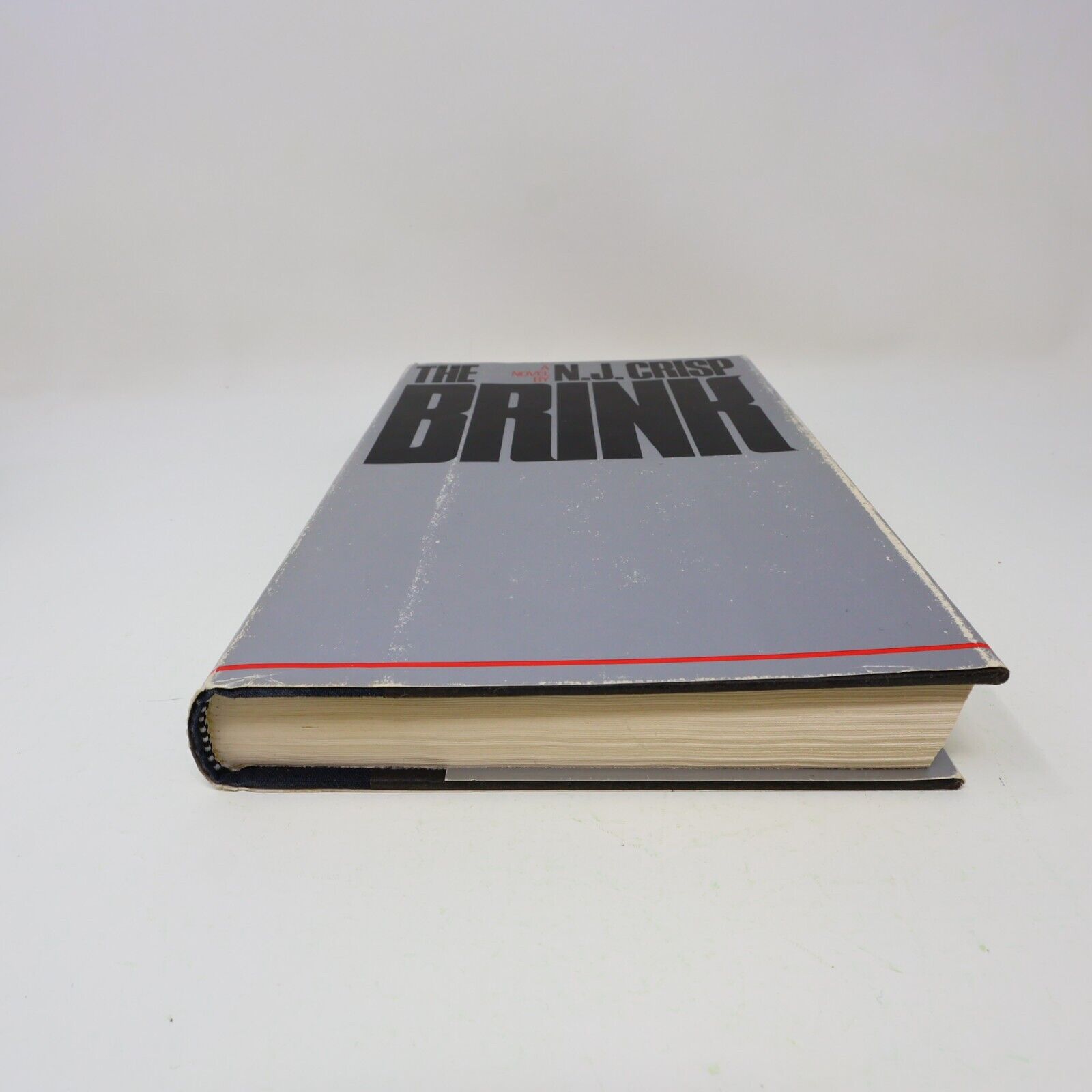 1982 The Brink N. J. Crisp Espionage Spy Thriller Viking Hardcover Book 80s HC