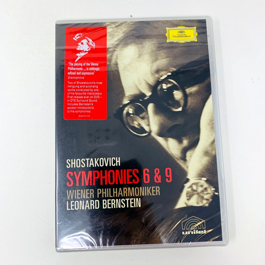 Sealed Shostakovich Symphonies 6 & 9 Leonard Bernstein DVD Vienna Orchestra 2006