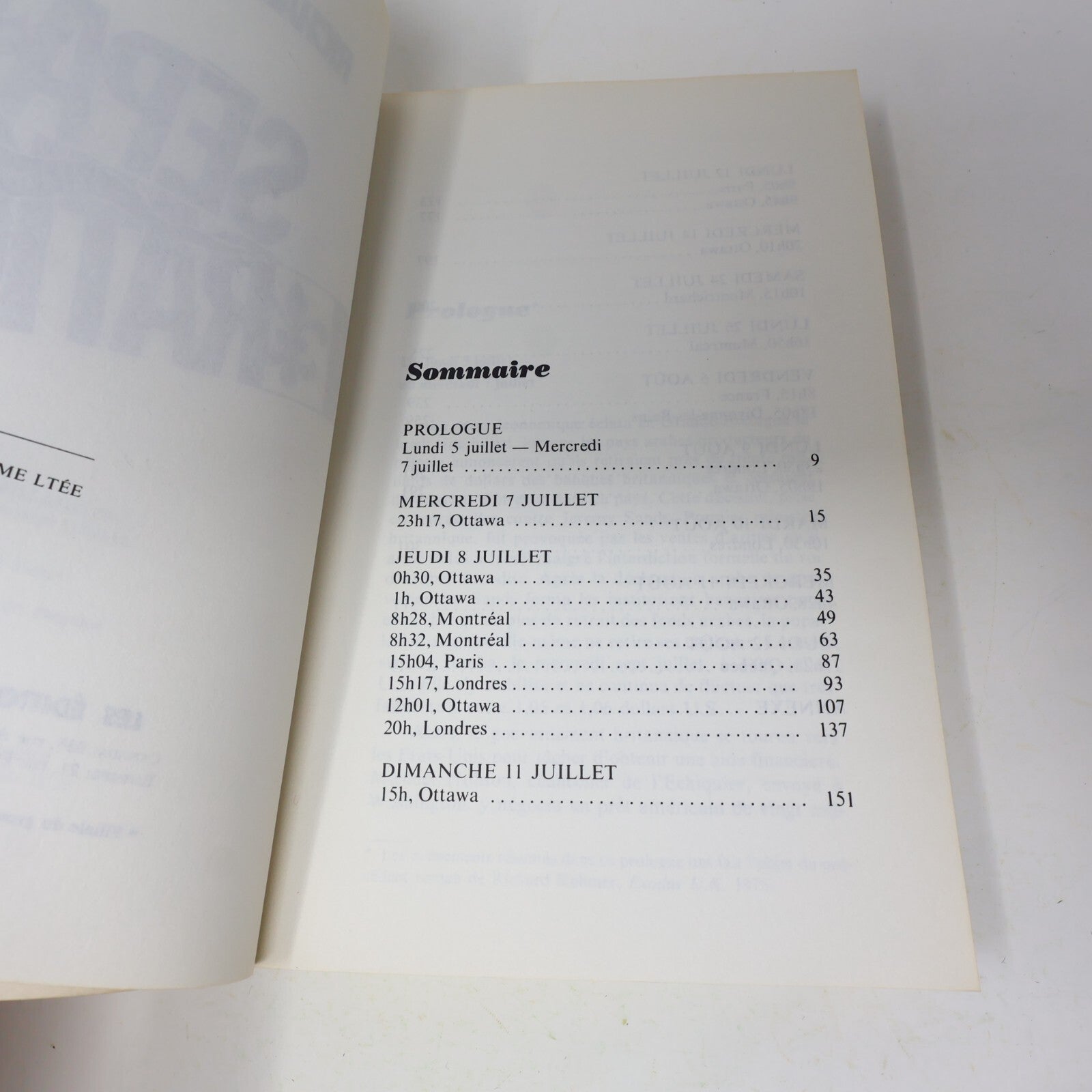 1977 Séparation Richard Rohmer De L'homme Québec Canada Fiction Historique Livre