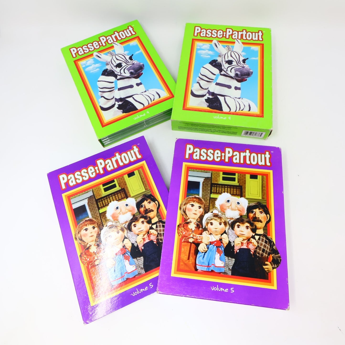 Passe-Partout #1-2-3-4-5 Lot 5 DVD Télé Québec Série Originale Complète Testés