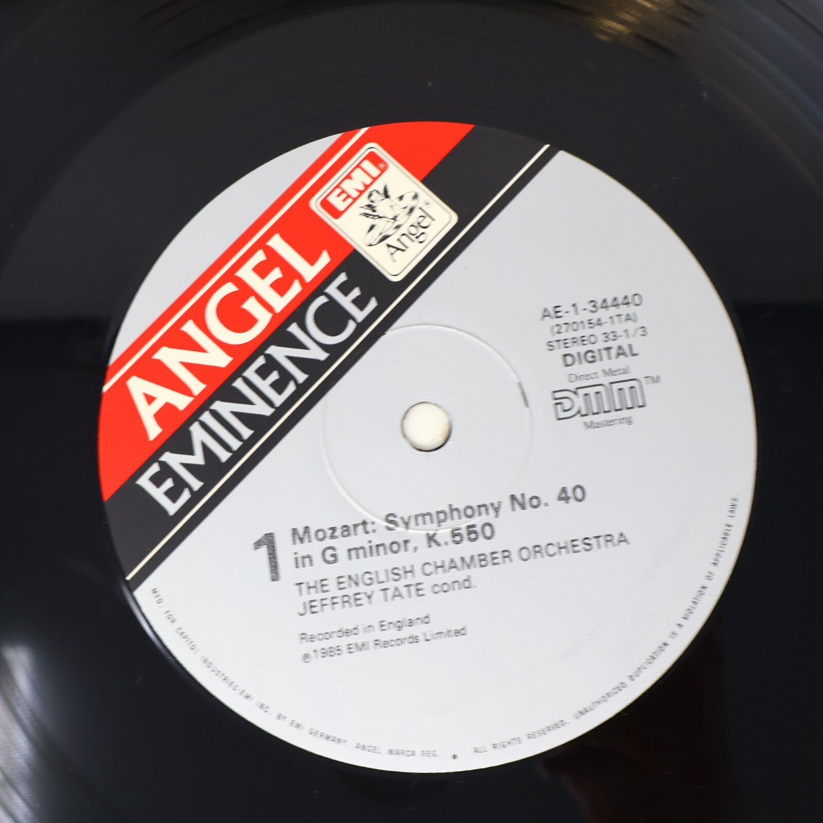 Jeffrey Tate English Chamber Orchestra Mozart Symphony 40-41 LP Record AE-344440