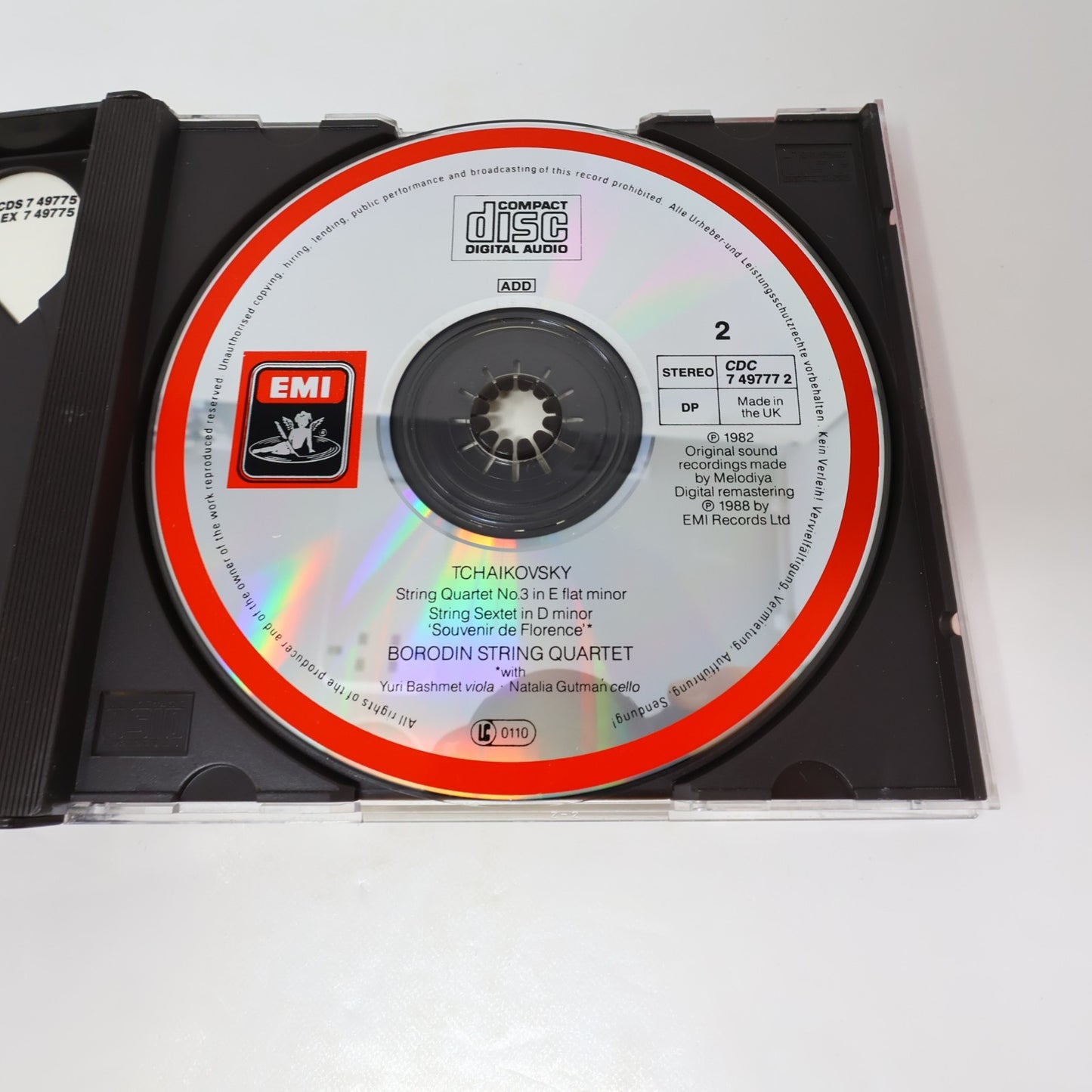 Tchaikovsky Borodin String Quartets 1-3 Souvenir de Florence/Streichquartette CD