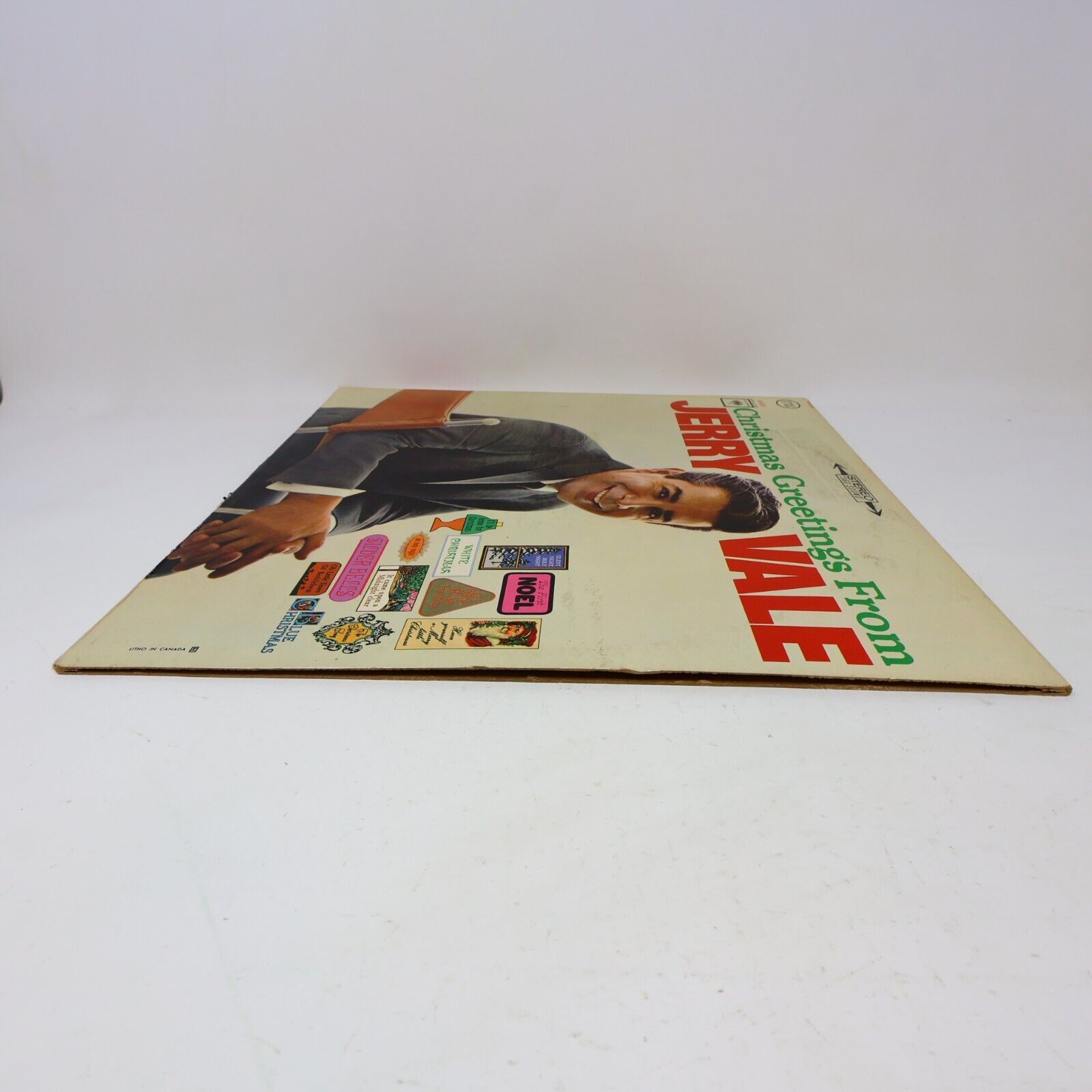 Christmas Greetings From Jerry Vale LP Record CS 9025 Silver Bells Silent Night