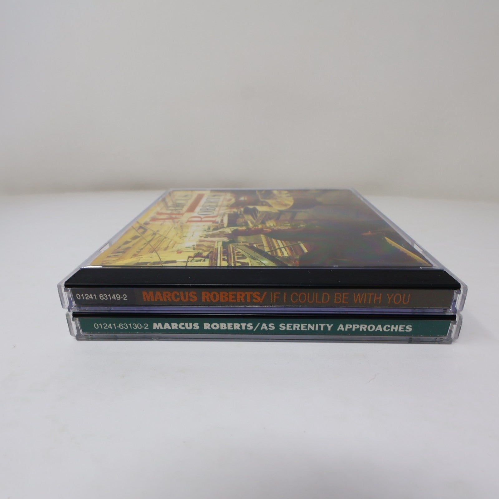 Marcus Roberts 2 CD Lot Novus Jazz As Serenity Approaches/If I Could Be With You
