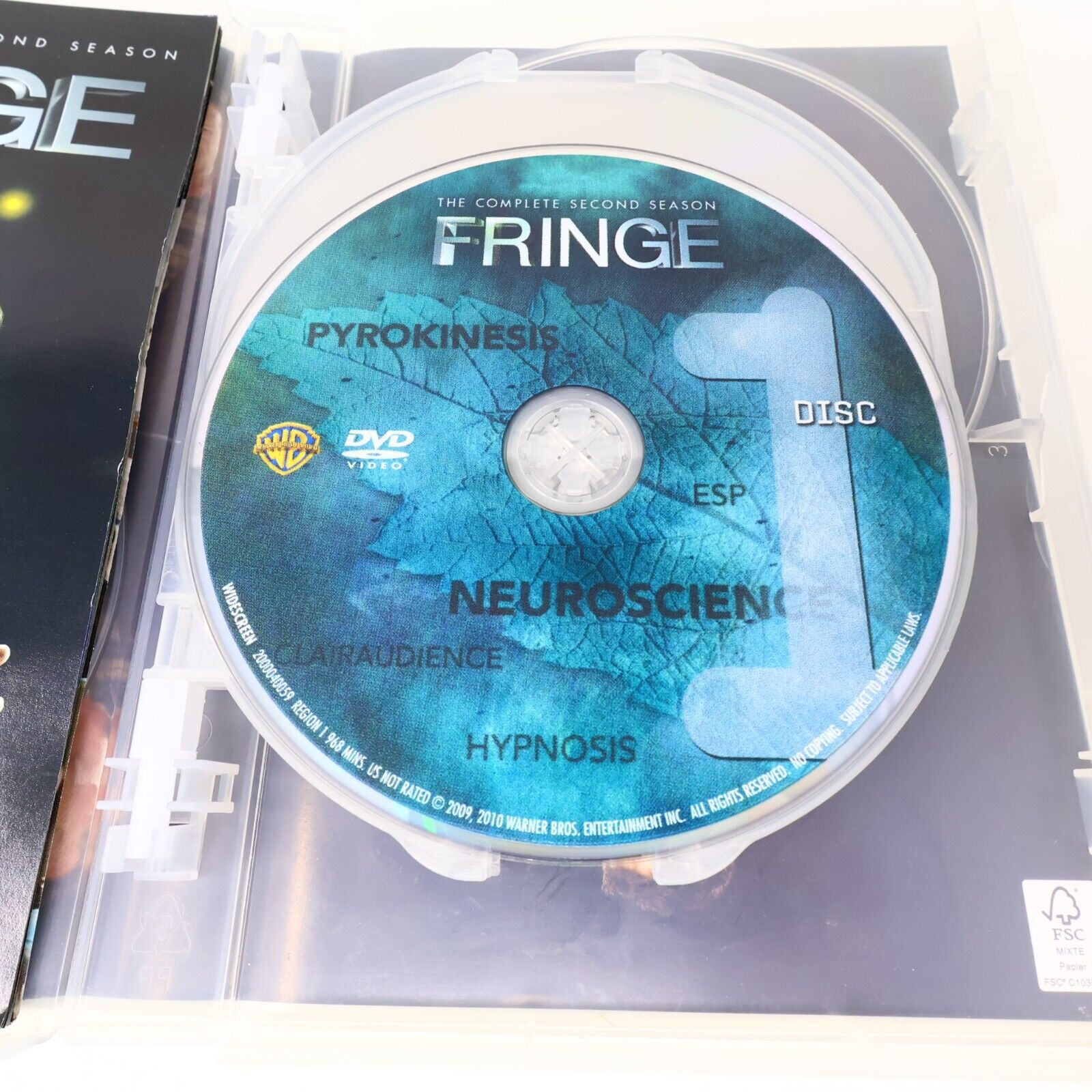 Fringe The Complete Second Season DVD Tested English / Français NTSC J.J. Abrams