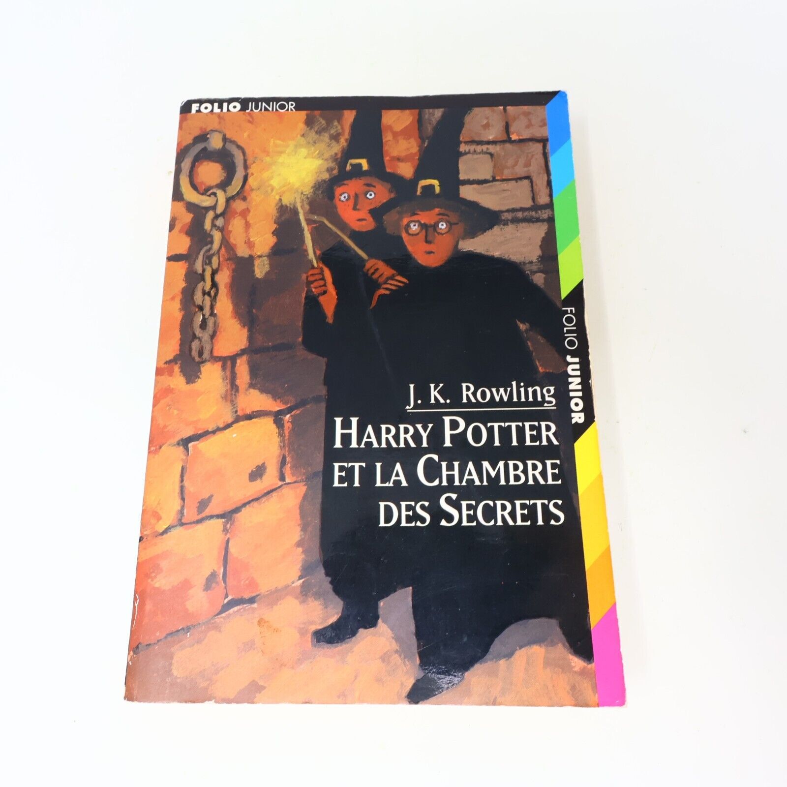 Lot 2 livres illustrés Harry Potter #1-2 Folio Junior 1st Ed Français/French