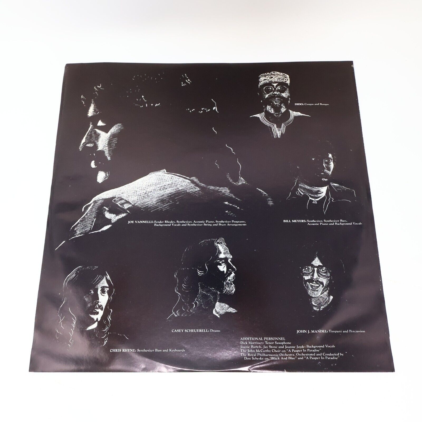 Gino Vannelli A Pauper In Paradise LP Record + Poster A&M SP-4664 Canada 1977