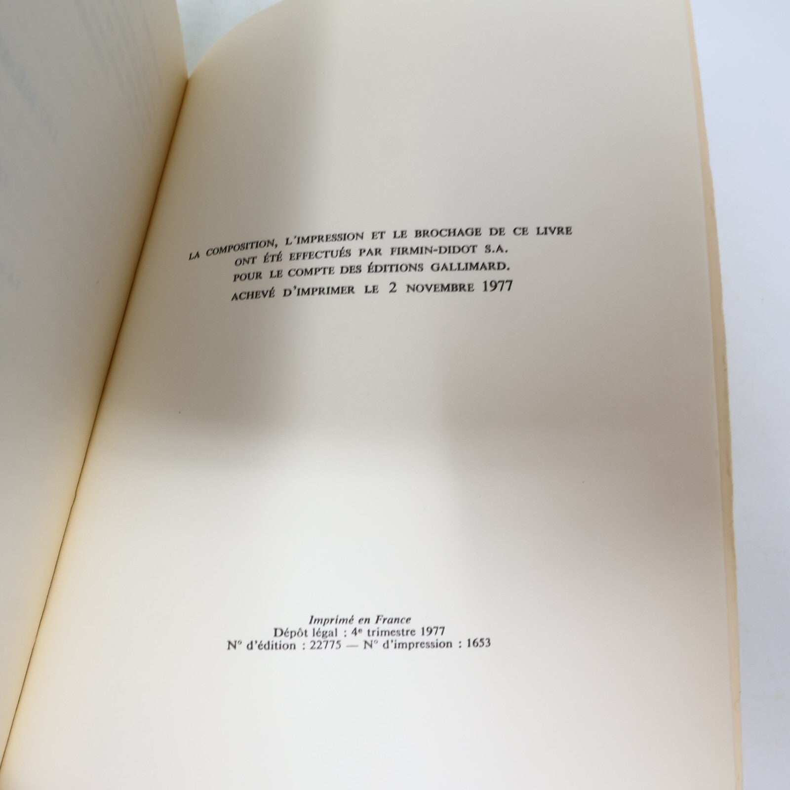 L'Avalée des Avalés Réjean Ducharme Gallimard/Nrf 1977 Littérature Québécoise PB