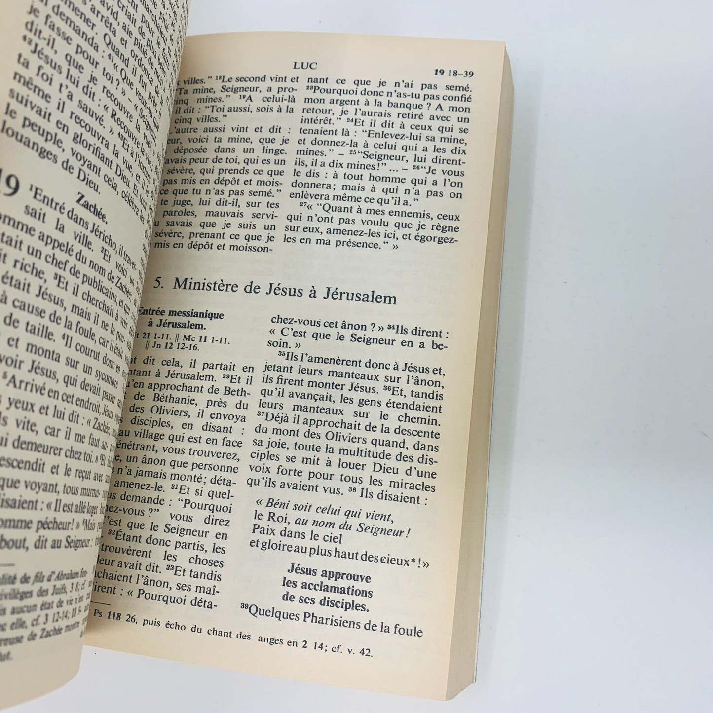 1987 Le Nouveau Testament de la Bible de Jérusalem Anne Sigier / Cerf Français