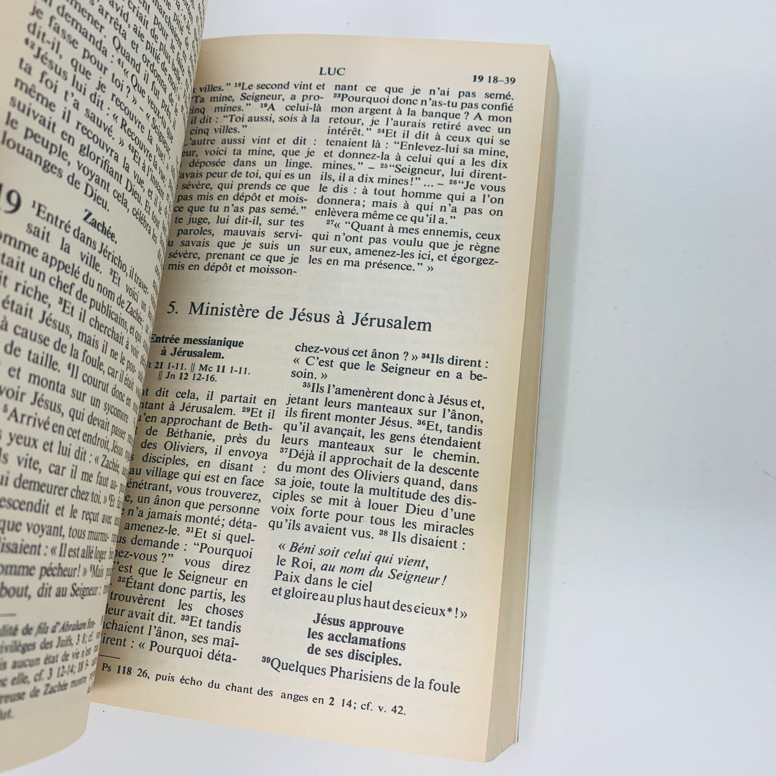 1987 Le Nouveau Testament de la Bible de Jérusalem Anne Sigier / Cerf Français