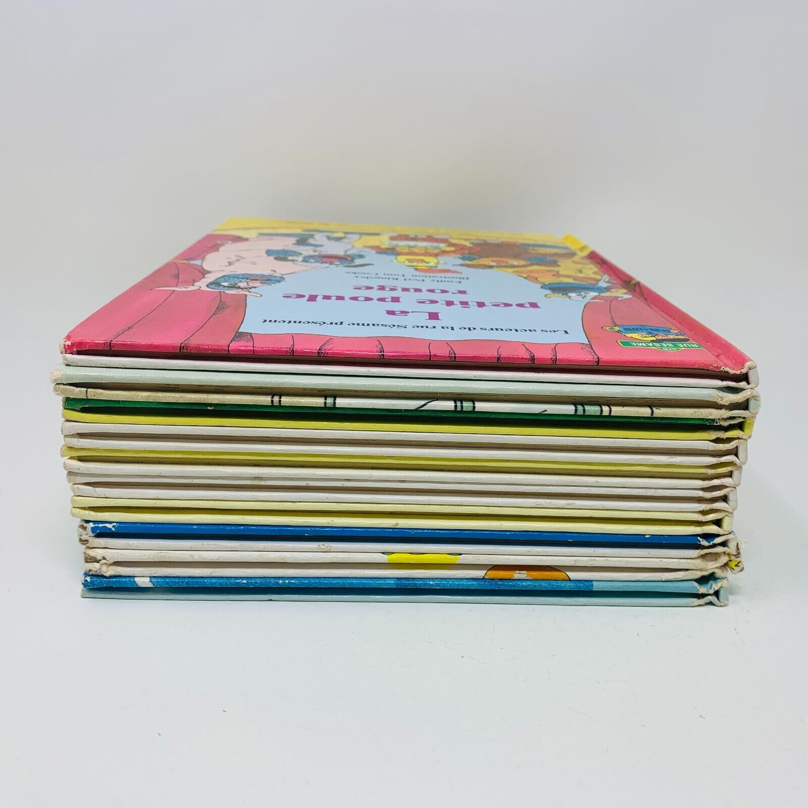 10x Club du Livre Rue Sesame Street Enfants Français French Children Lot 1980s